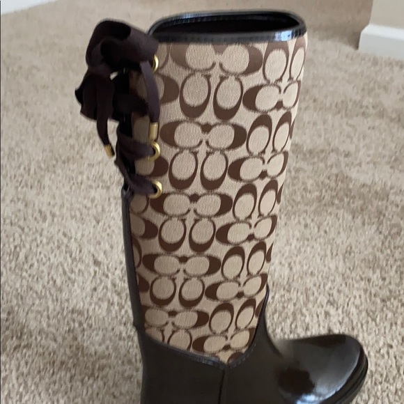 Authentic Coach Rainboots
